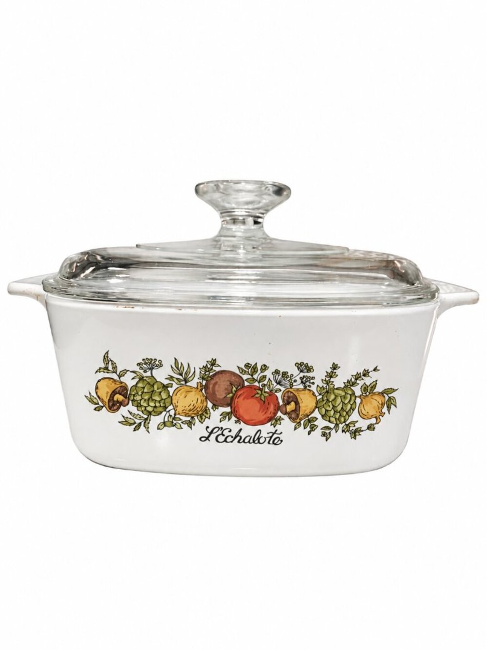 Vintage Corning Ware Spice of Life L'Echalote 1.5L Casserole w/ Lid